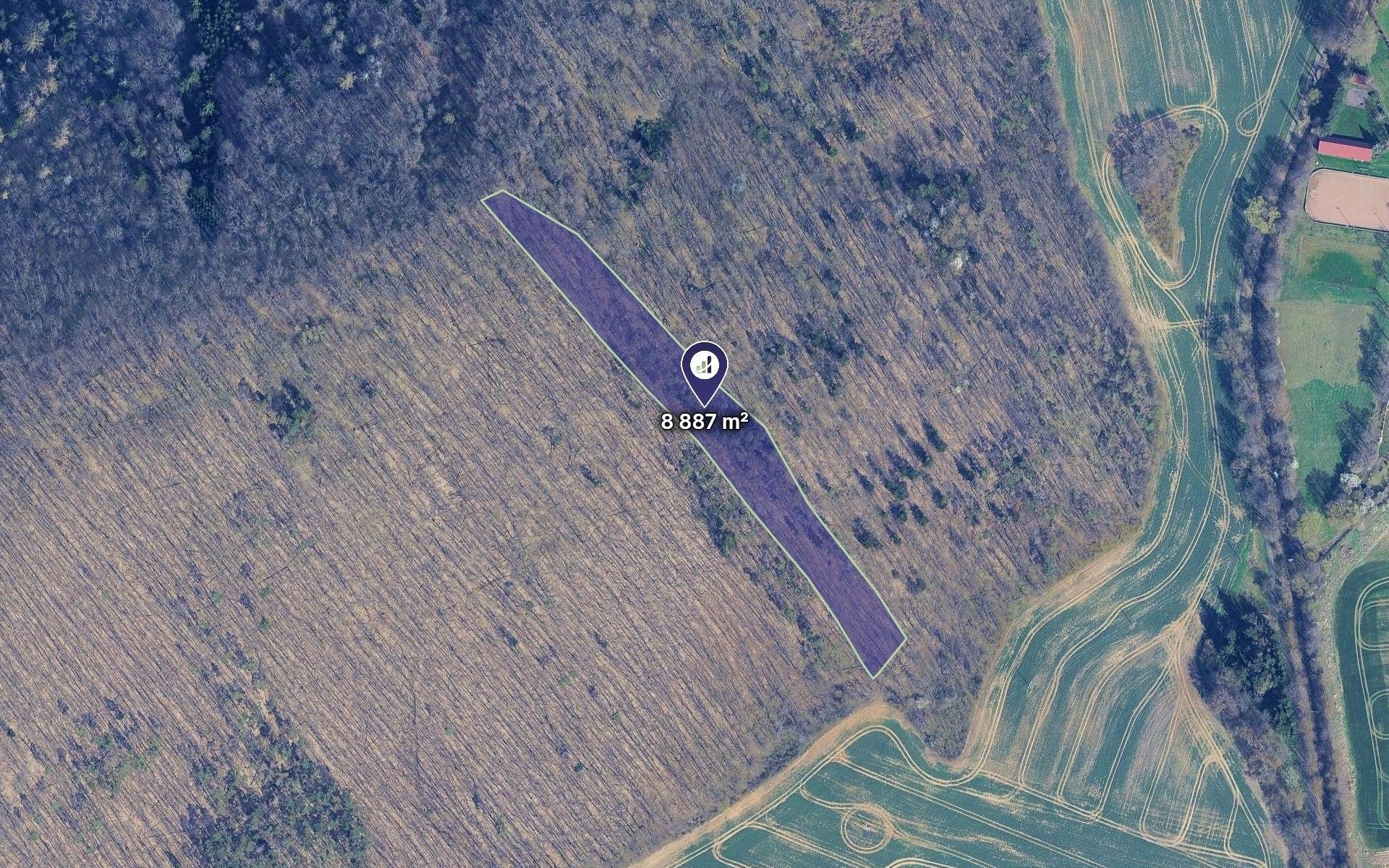 Zemljišče, 8887 m²