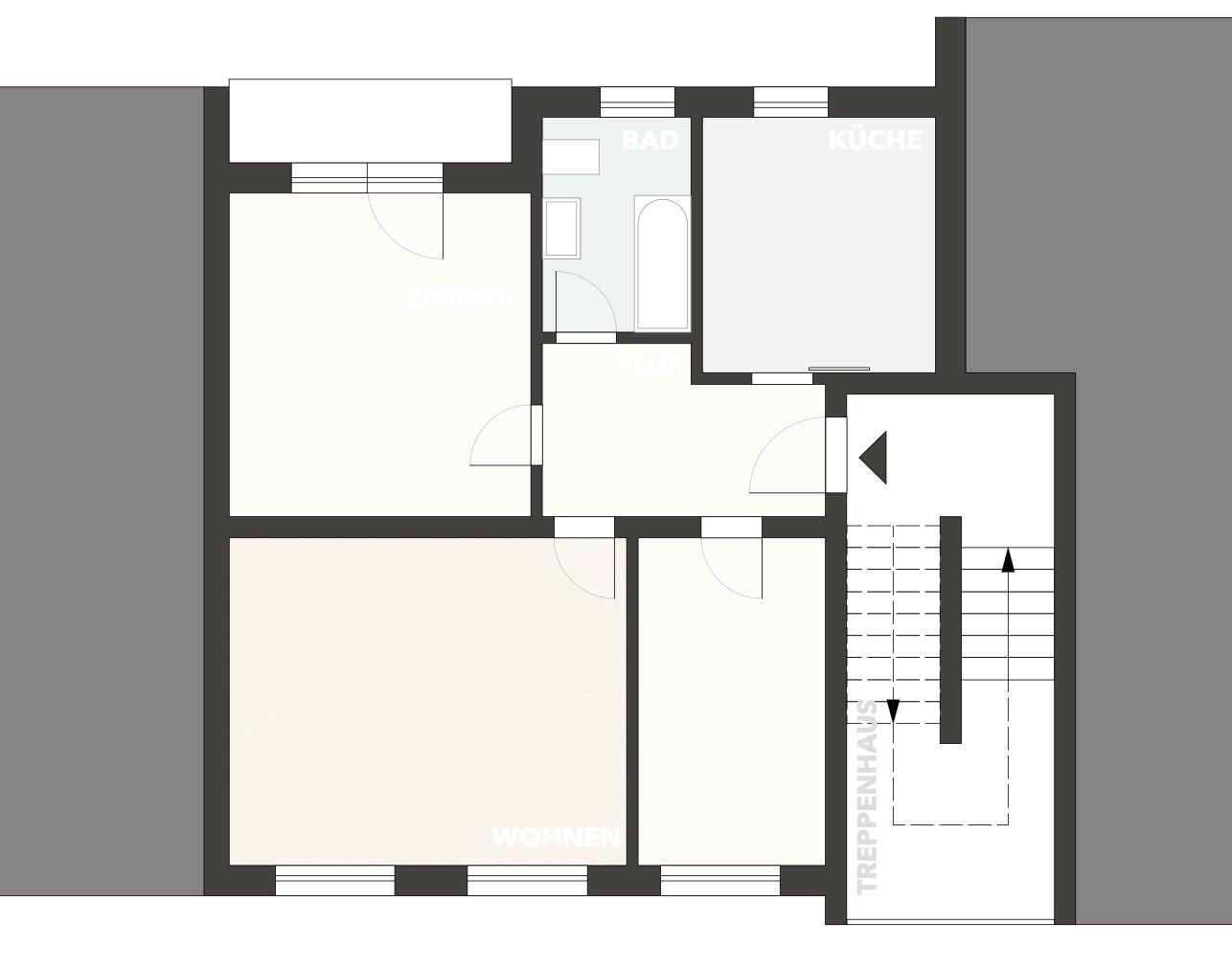 3+1, Marktlerstrasse 58 Burghausen, Landkreis Altötting Burghausen Bayern 84489, 82 m² - 1