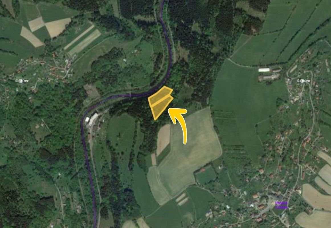 Prodej les - Poniklá, 11 614 m²