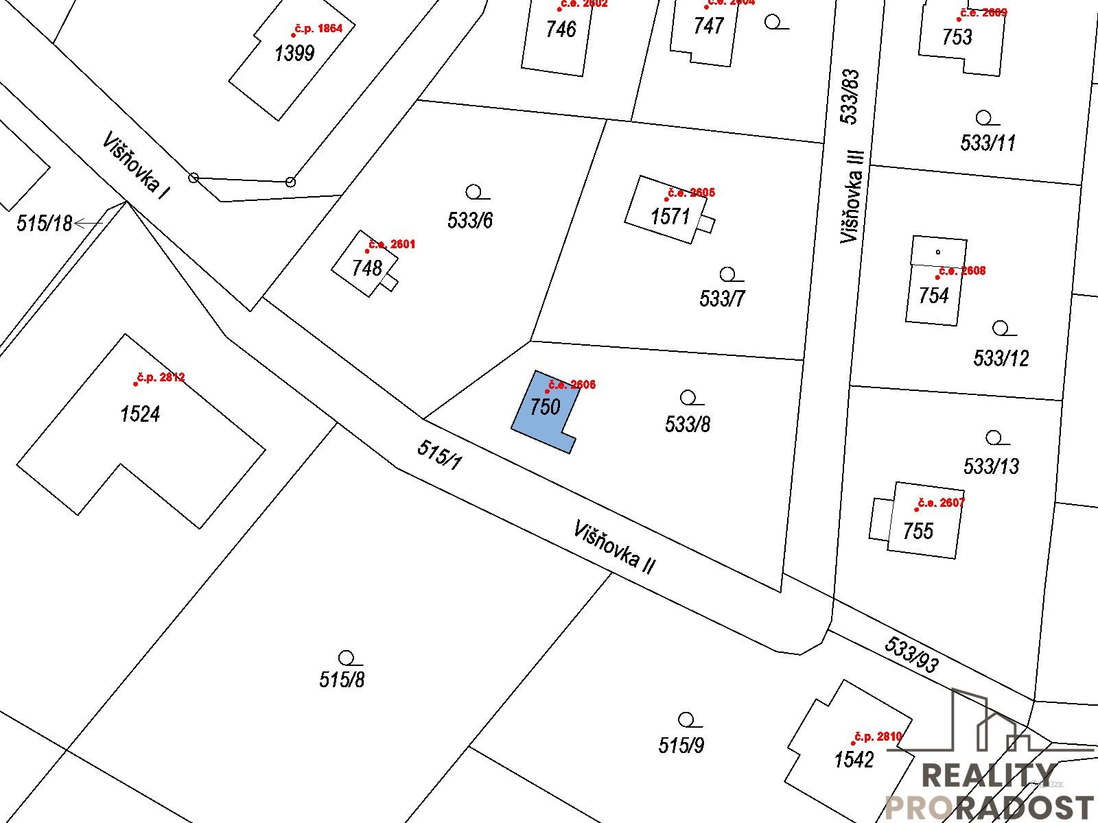 Chaty, Višňovka II, Kamenice, 32 m²