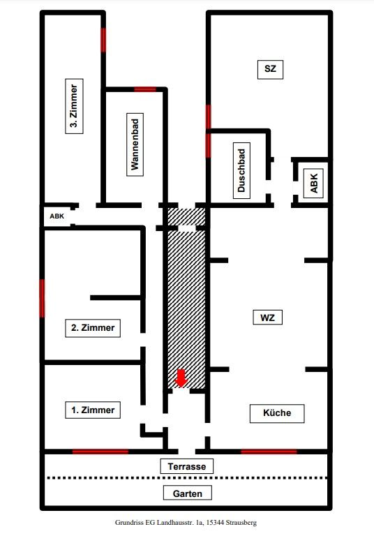 5+1, Landhausstr. 1a, , Braniborsko, 180 m² - 1