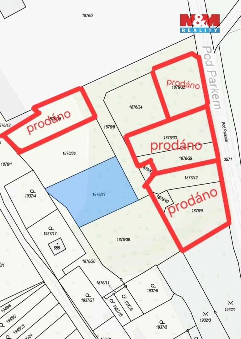 Prodej pozemek pro bydlení - Krupka, 417 42