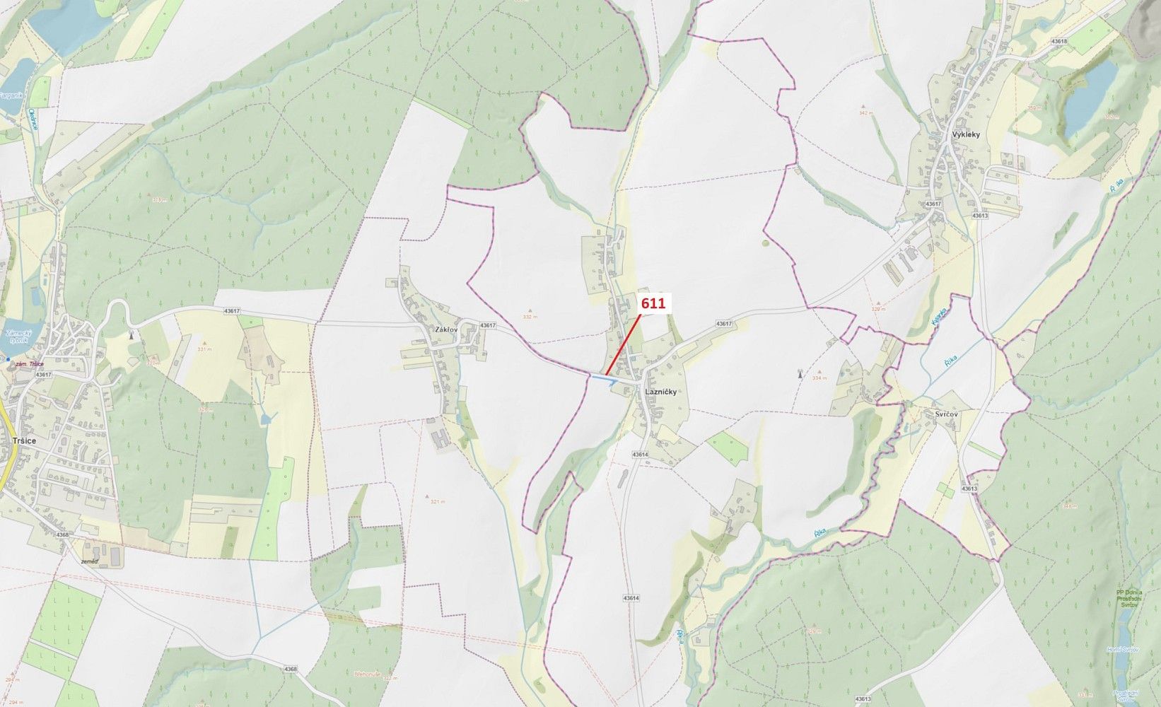 Prodej les - Lazníčky, okres Přerov, Olomoucký kraj - 1