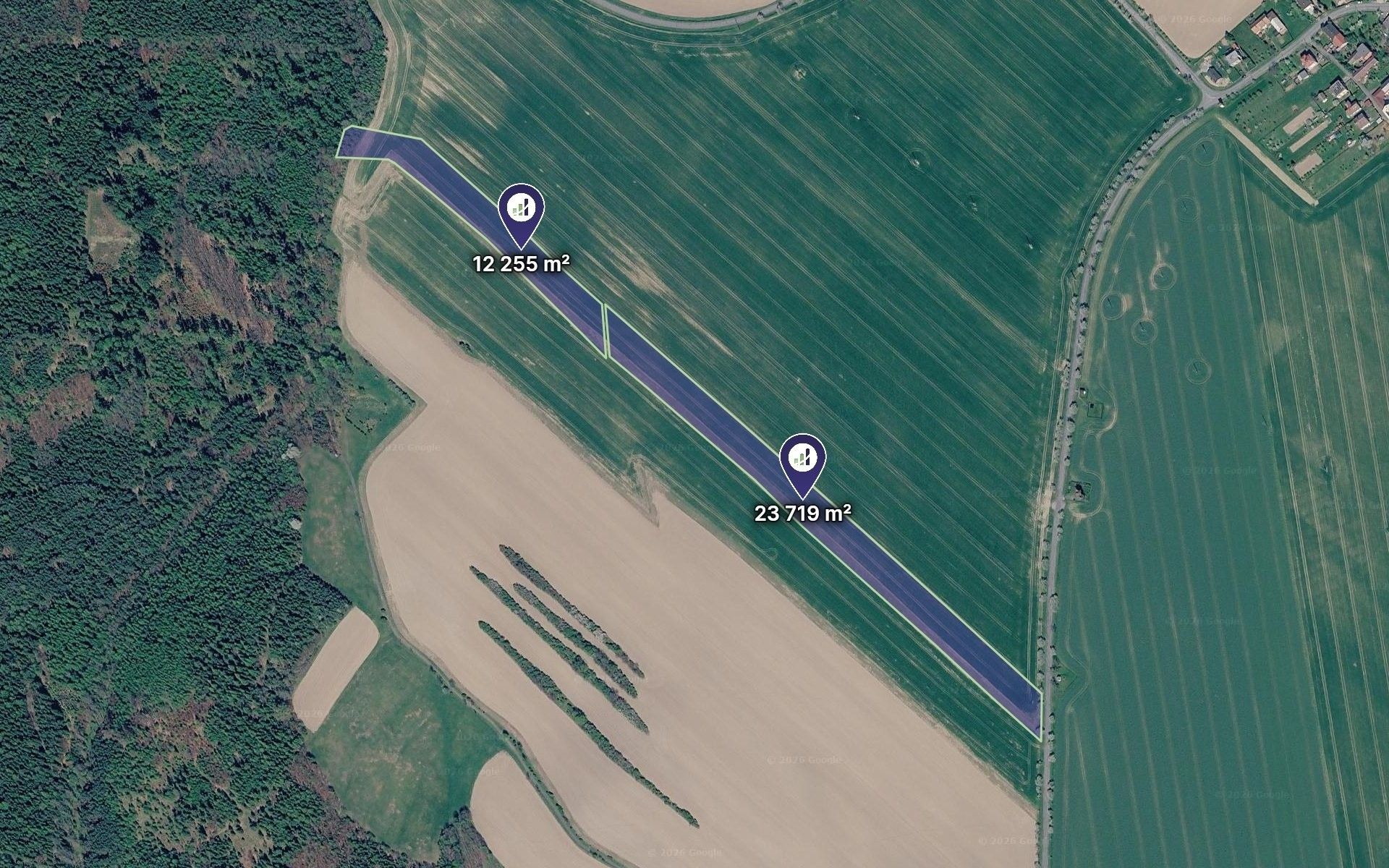 Zemědělské pozemky, Slatina, 35 974 m² - 1