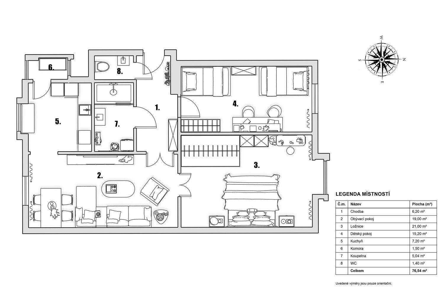 Prodej byt 3+1 - Praha - Malá Strana, okres Praha 5, Hlavní město Praha, 76 m² - 5