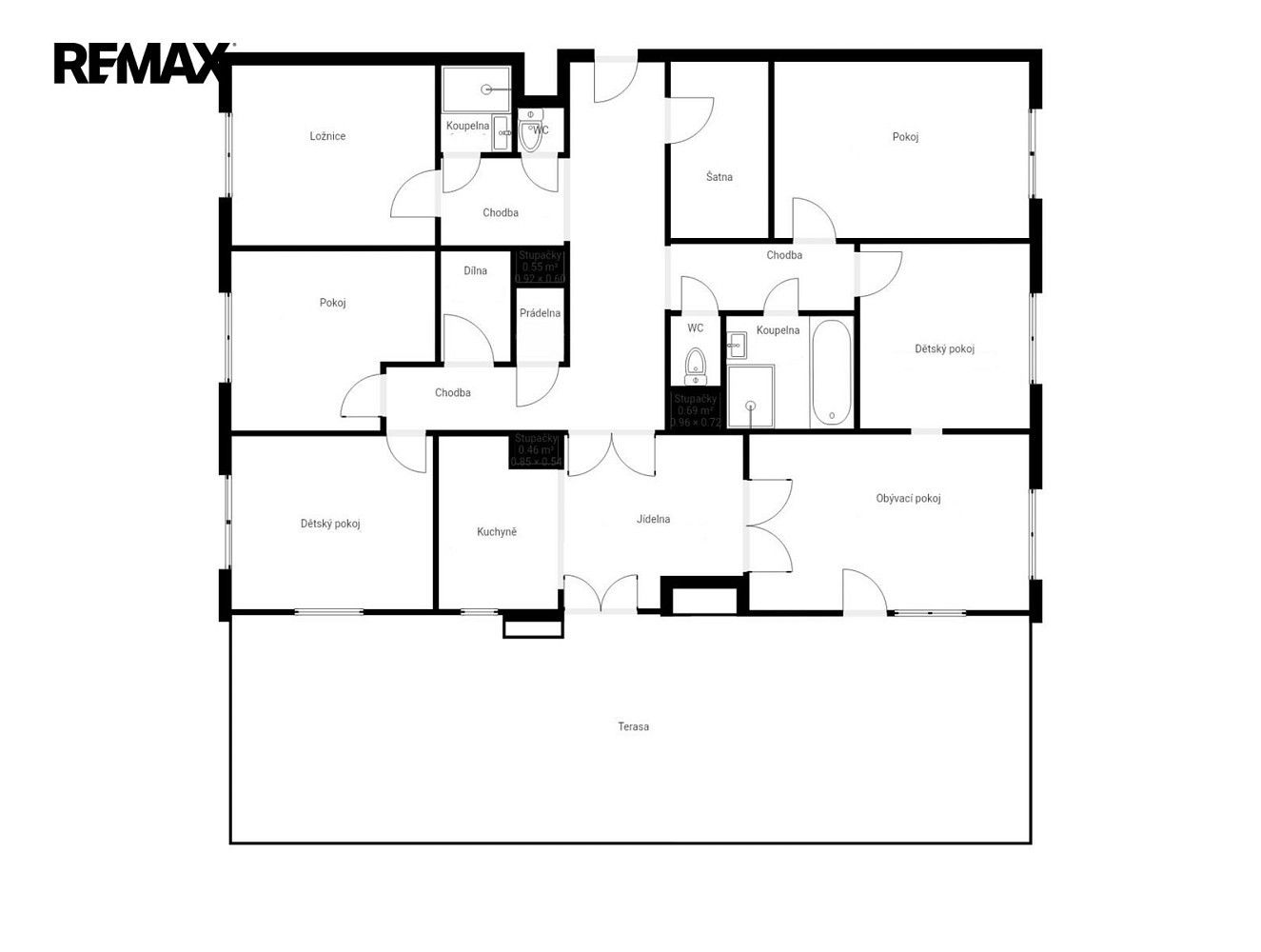 Byt 6+kk a více · 153 m² · Rožnov pod Radhoštěm, okres Vsetín, Zlínský kraj - 3