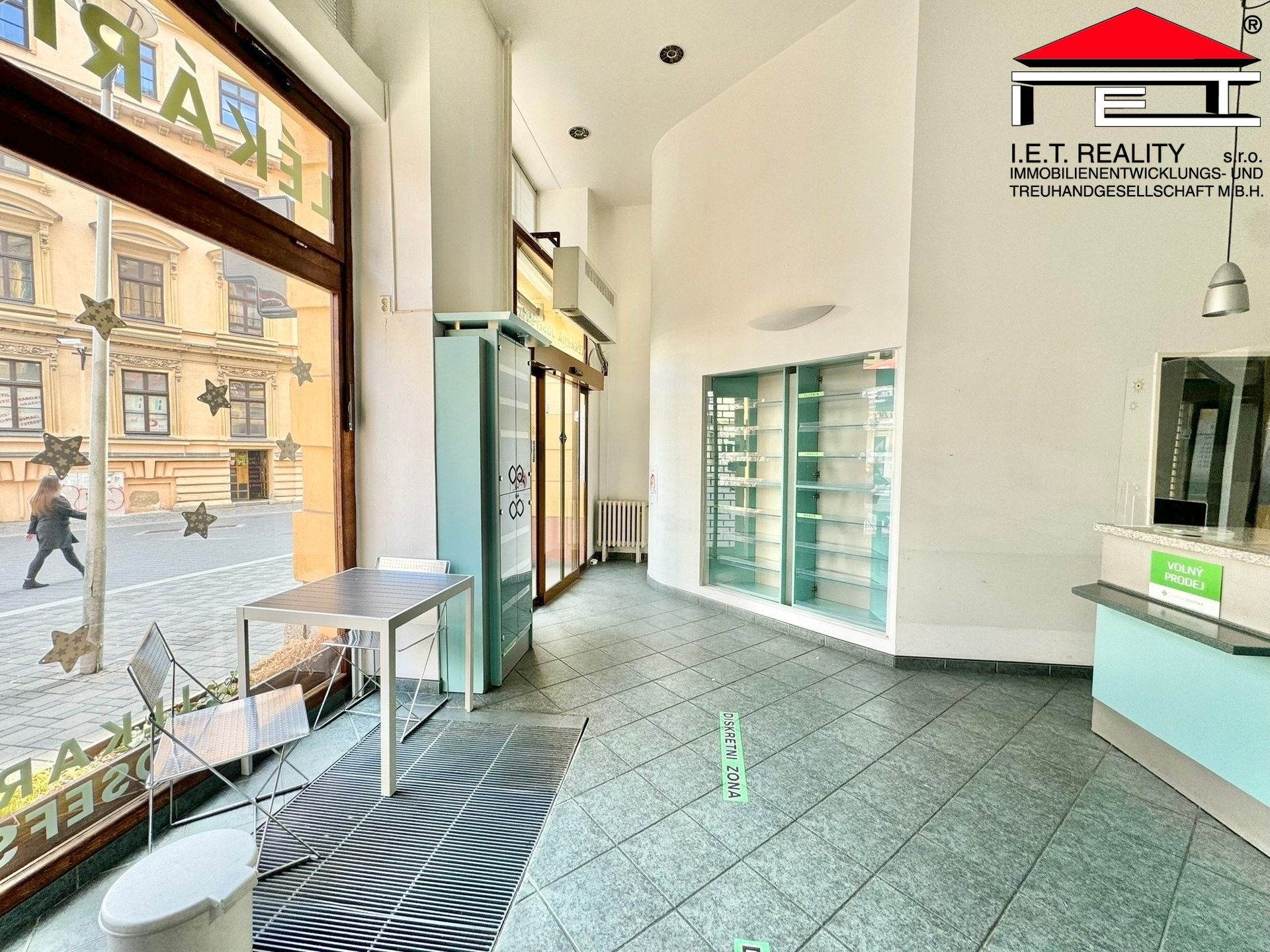 Obchodní prostory, Josefská, Brno, 189 m²