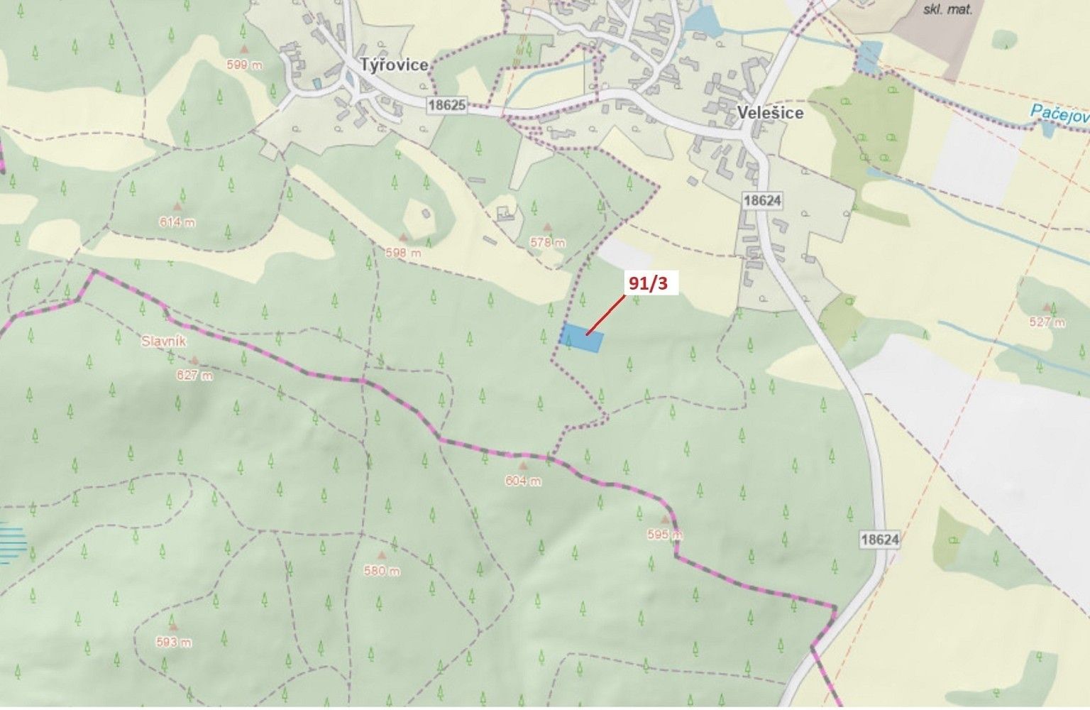 Les, 1 958 m²