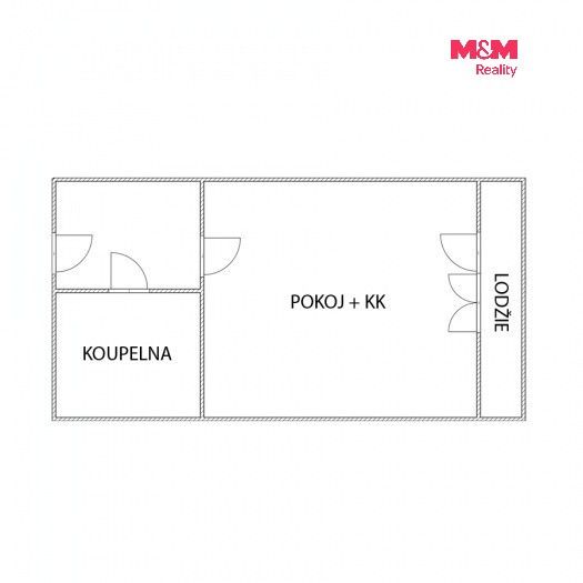 Byt 1+kk · 25 m² · Budovatelská, Klášterec nad Ohří - 4