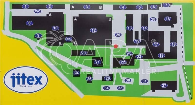 Pronájem sklad - U Vodárny  , Písek Budějovické Předměstí, 3 620 m² - 5