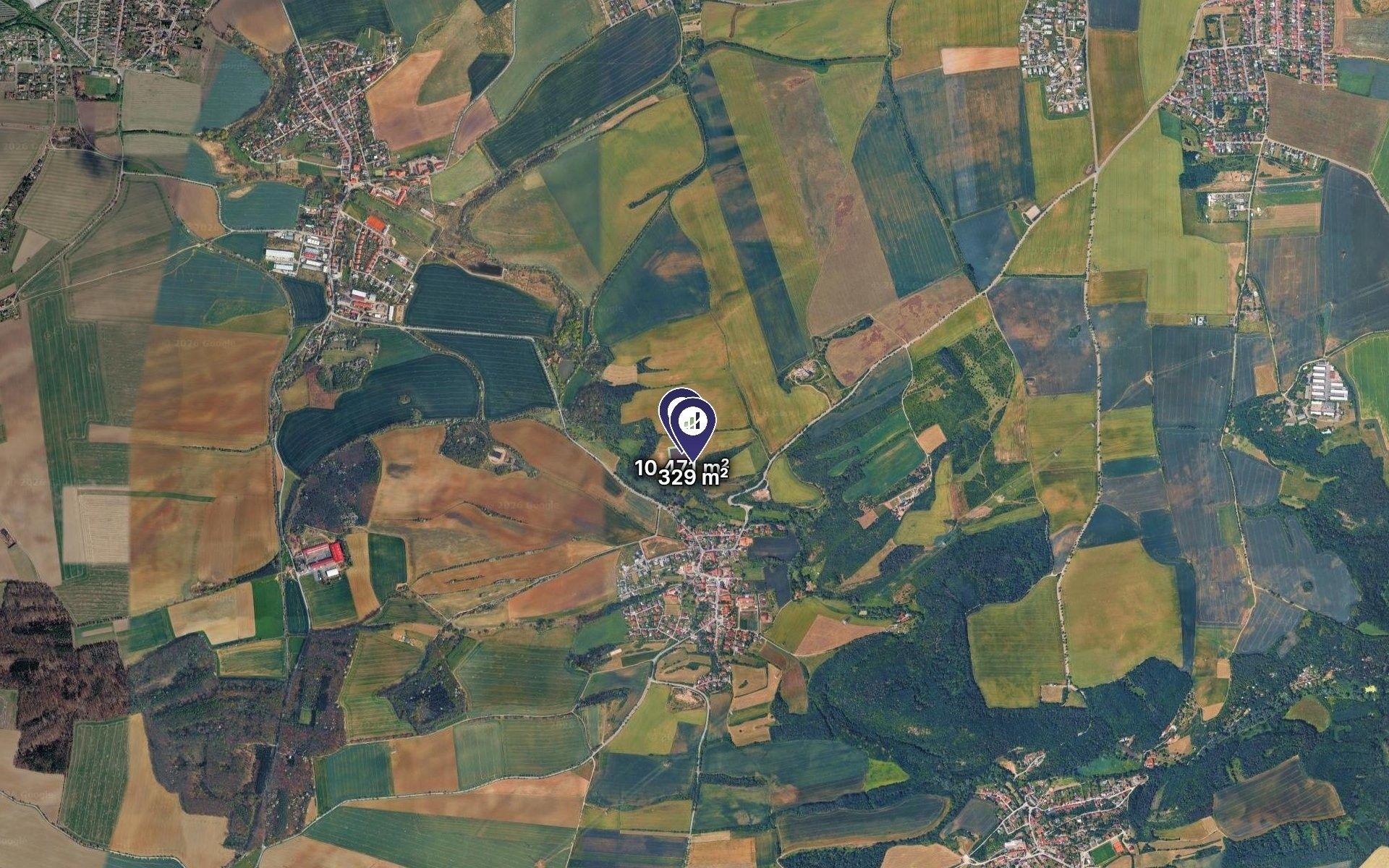 Zemědělské pozemky, Dobříč, 2 430 m² - 2