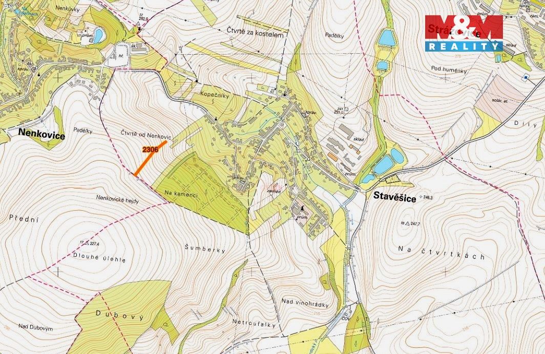 Prodej pozemek pro bydlení - Stavěšice, 696 38