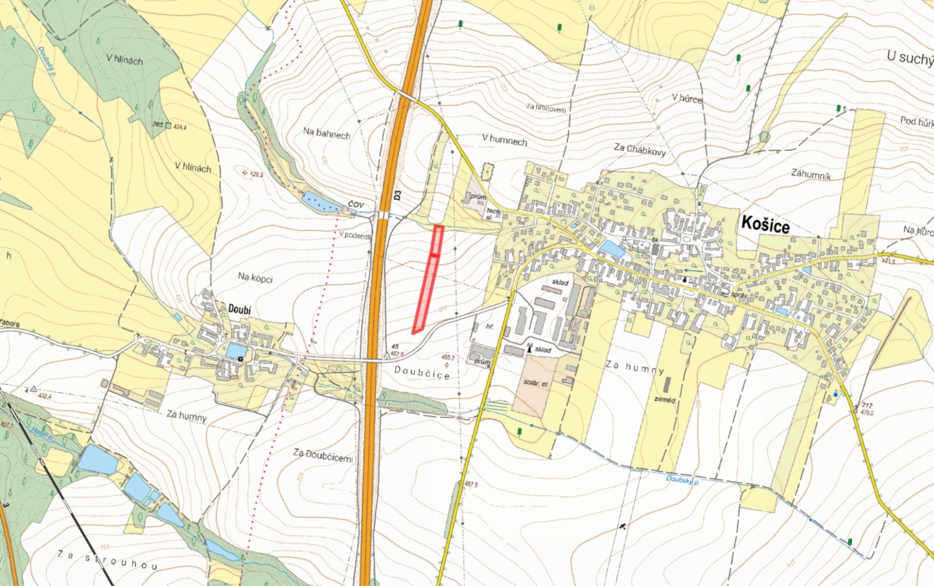 Prodej zemědělský pozemek - Košice - 2