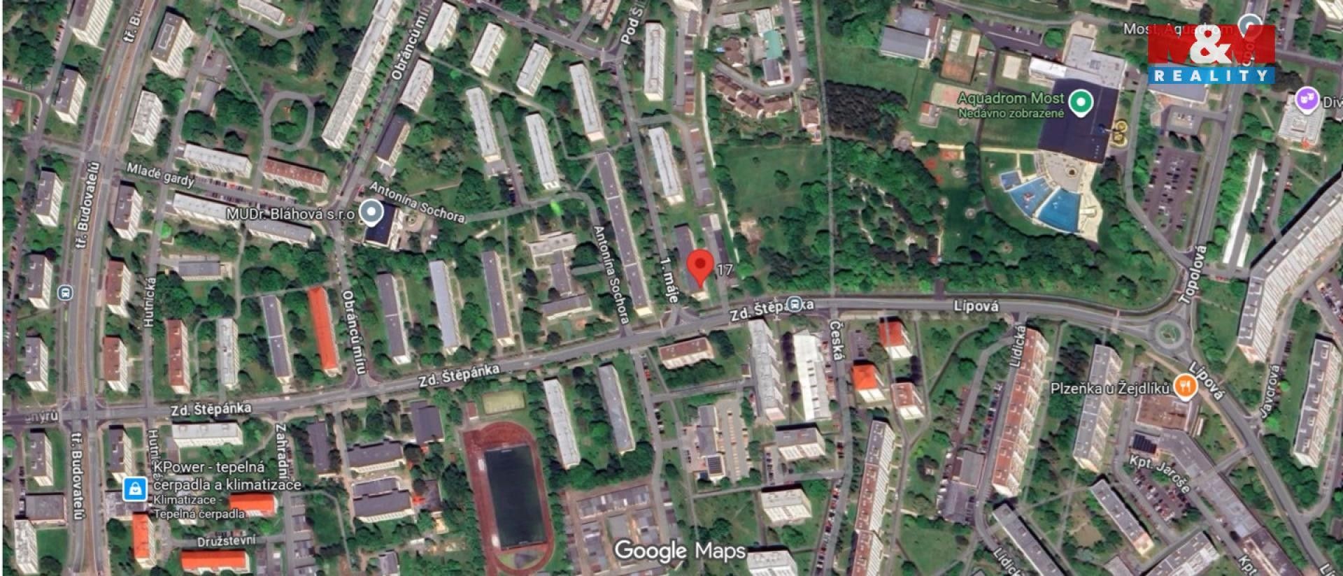 2+1, 1. máje, Most, 53 m²