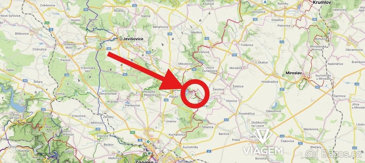 Prodej pozemek pro bydlení - Horní Dunajovice, 671 34 - 2