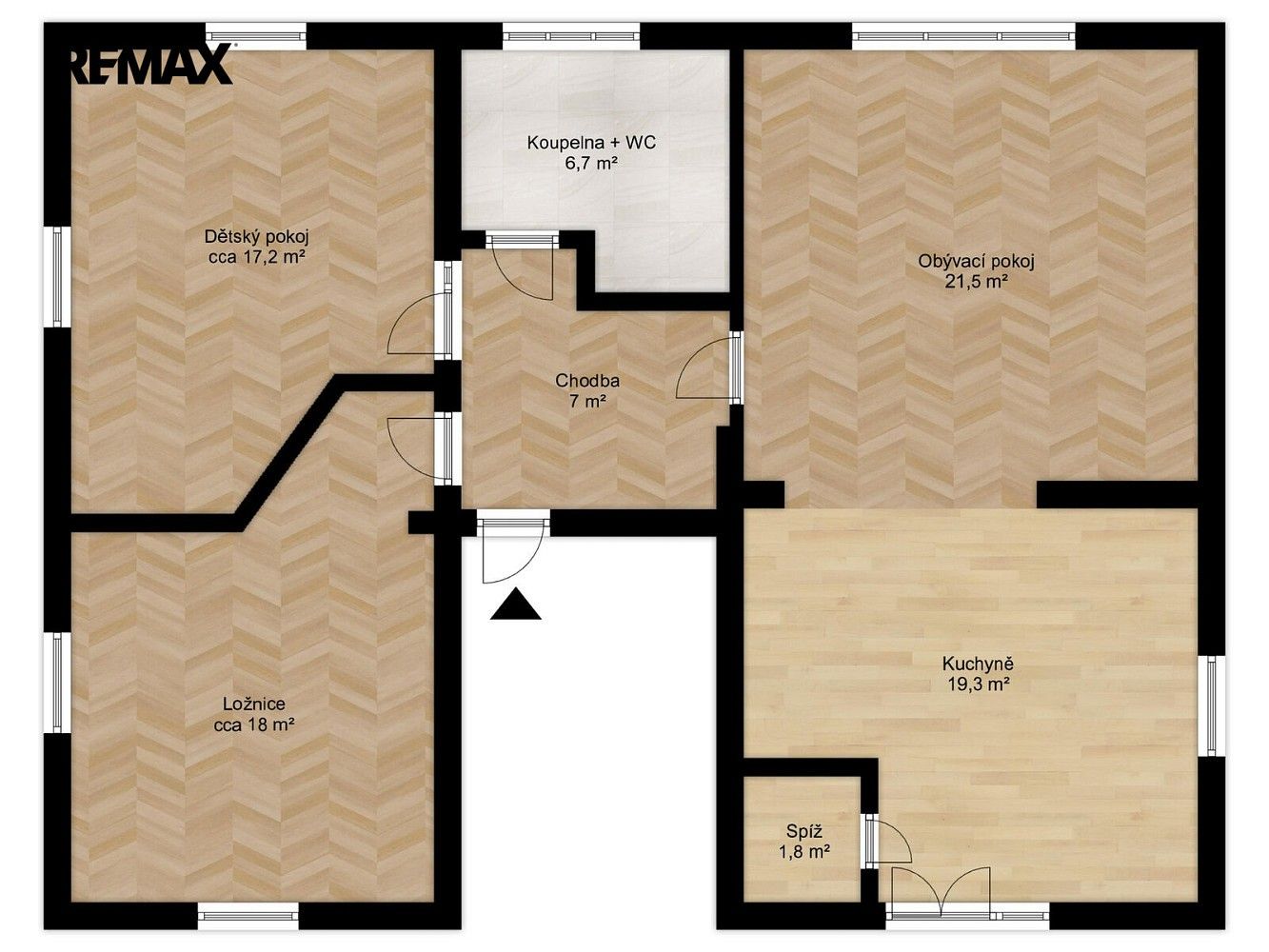 Byt 3+1 · 92 m² · Krnov - Pod Cvilínem, okres Bruntál, Moravskoslezský kraj - 4