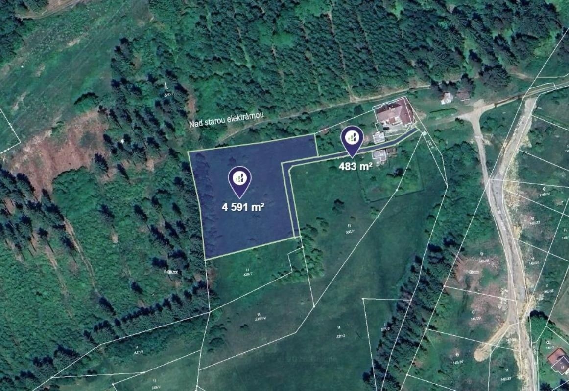 Pozemky pro bydlení, Loučovice, 4 752 m² - 1