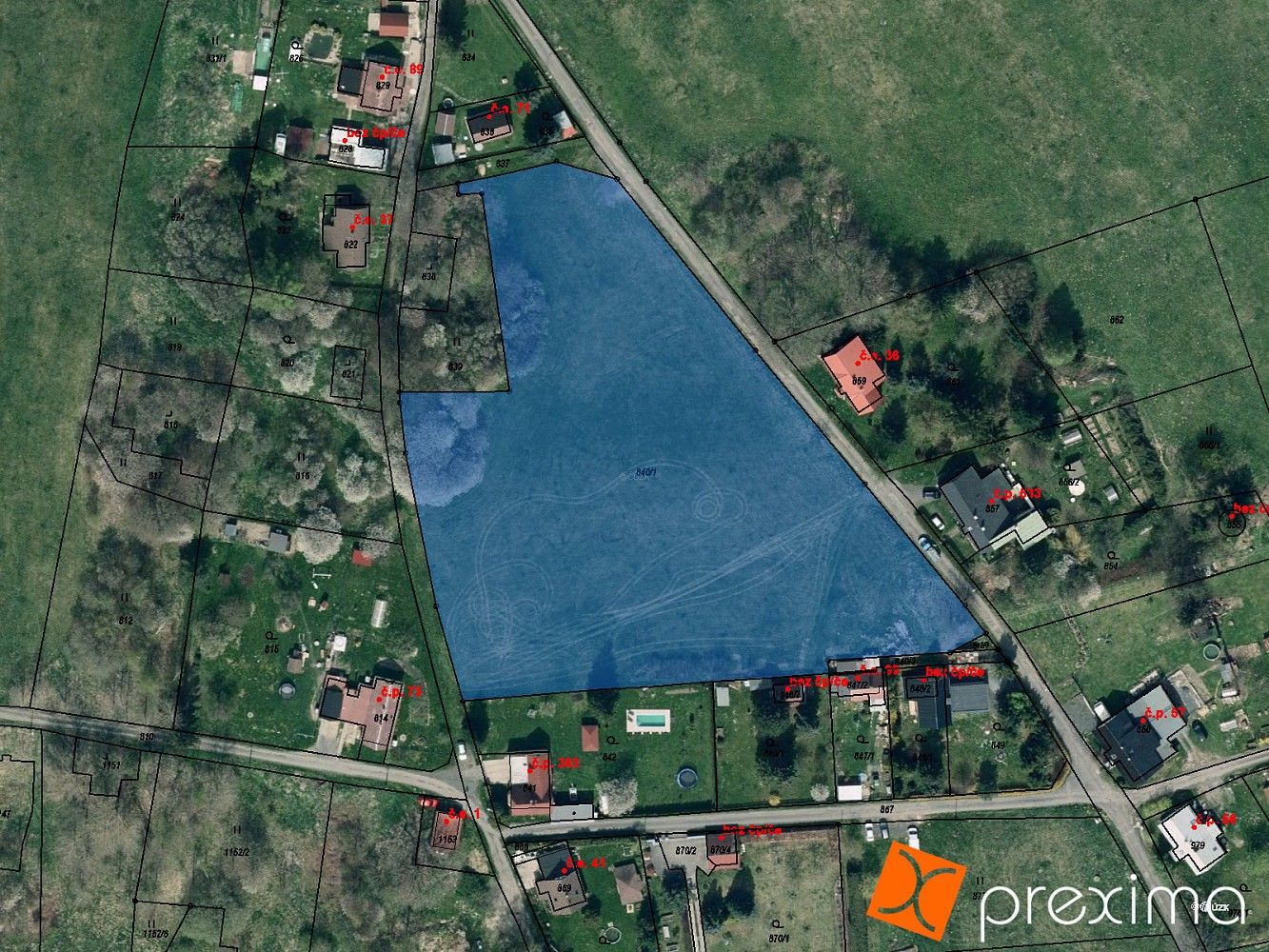 Pozemek pro bydlení, 9 804 m²