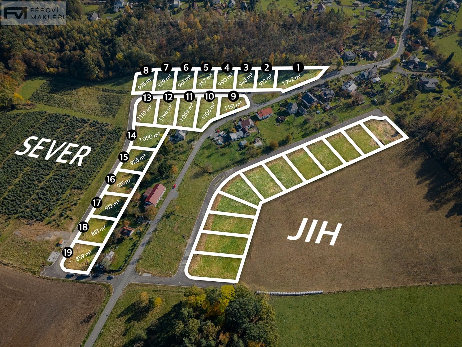 Pozemky pro bydlení, Frýdek-Místek, 948 m²