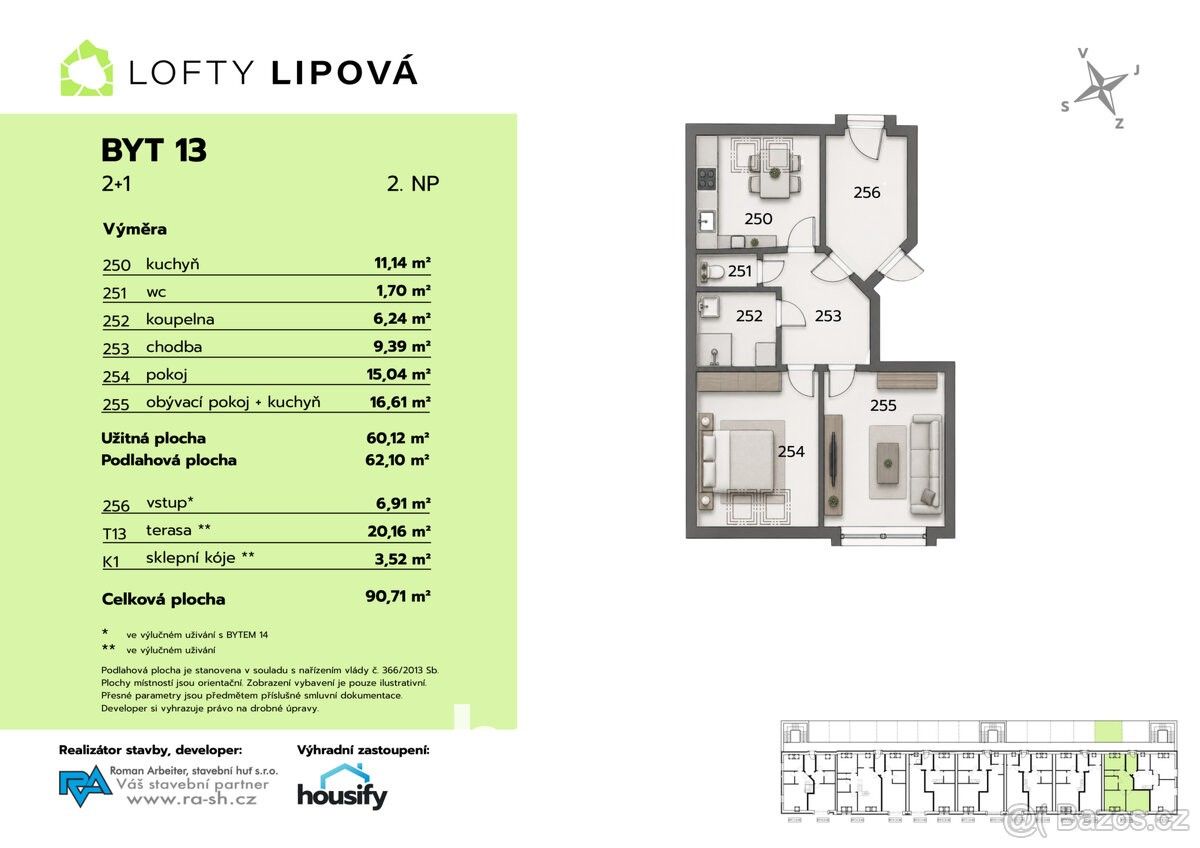 Prodej byt - Hodonice, 671 25 - 5