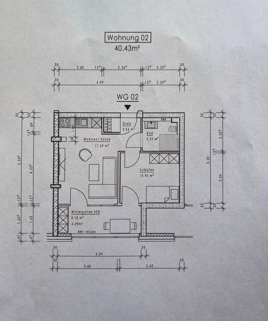 2+1, Osnabrück Osnabrück Niedersachsen 49074, 41 m² - 2