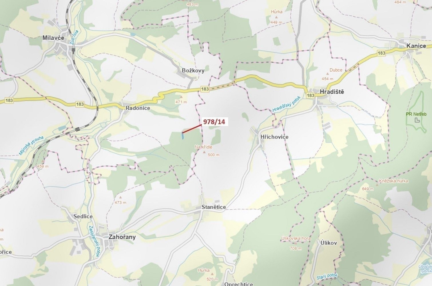 Les, 2 762 m²