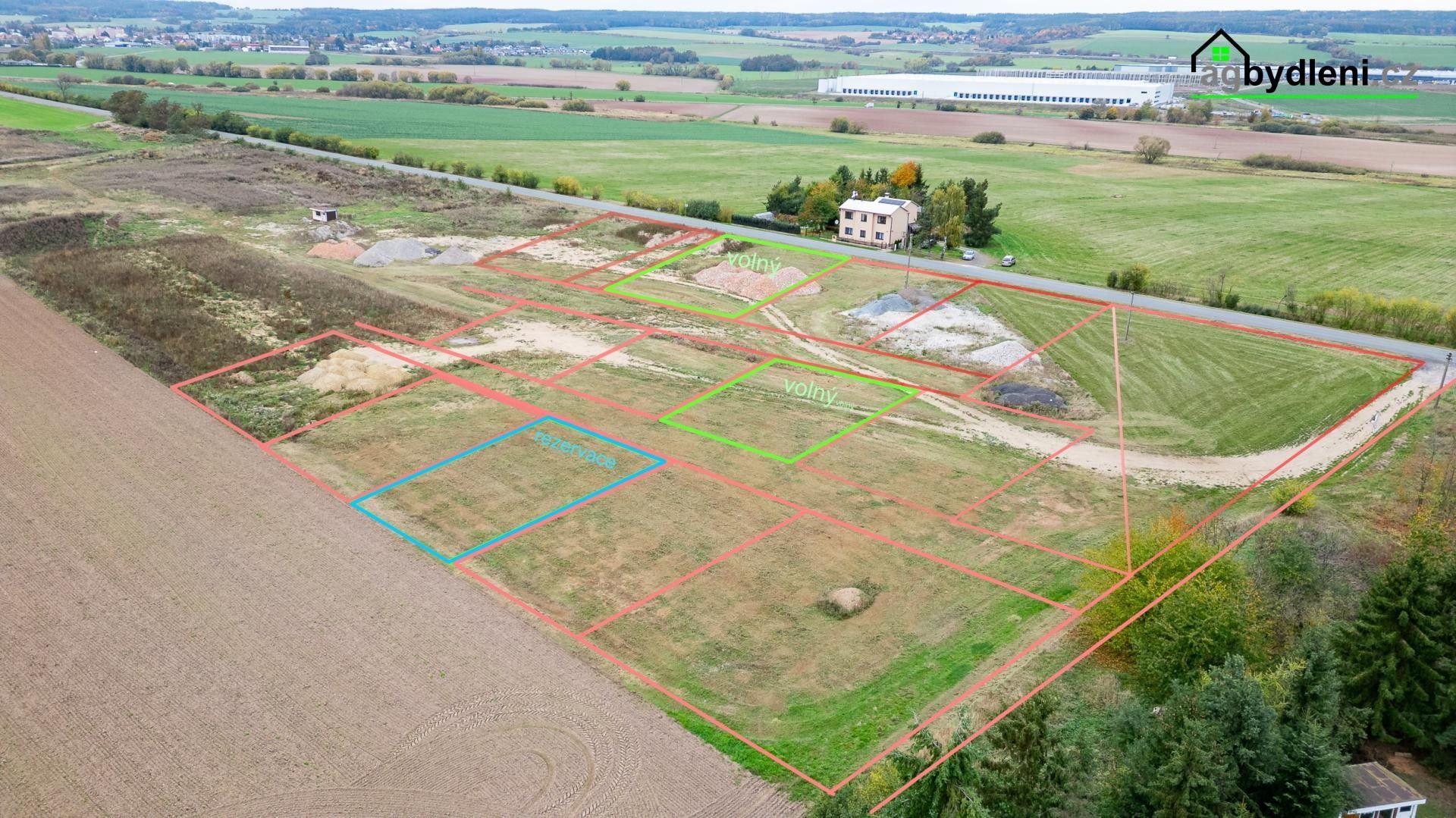 Pozemky pro bydlení, Přehýšov, 1 000 m²