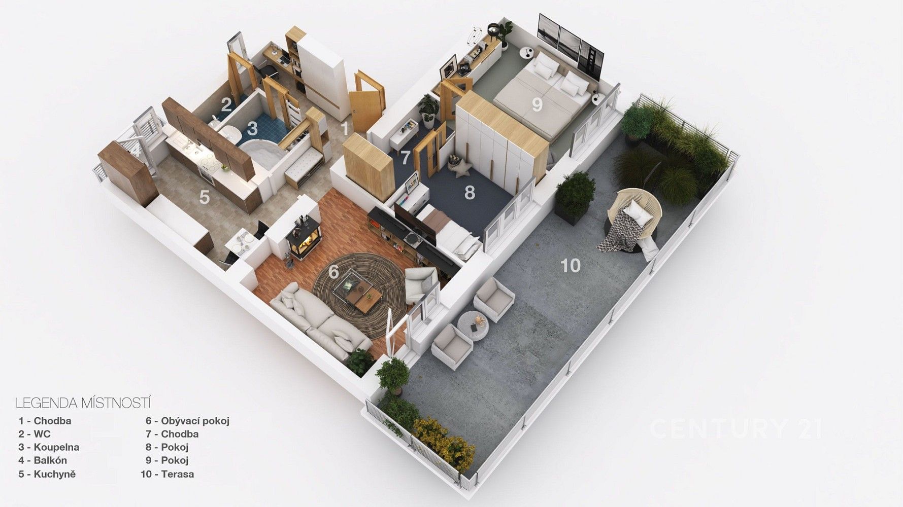 3+1, Karviná - Nové Město, Moravskoslezský kraj, 70 m² - 2
