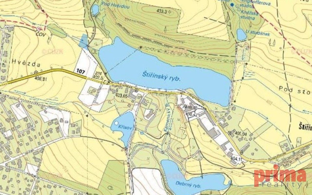 Prodej louka - Štiřín, Kamenice, 1 863 m²