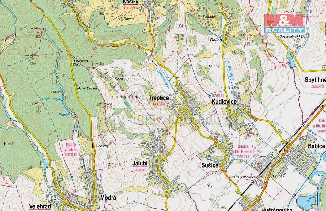 Prodej louka - Jalubí, okres Uherské Hradiště - 5