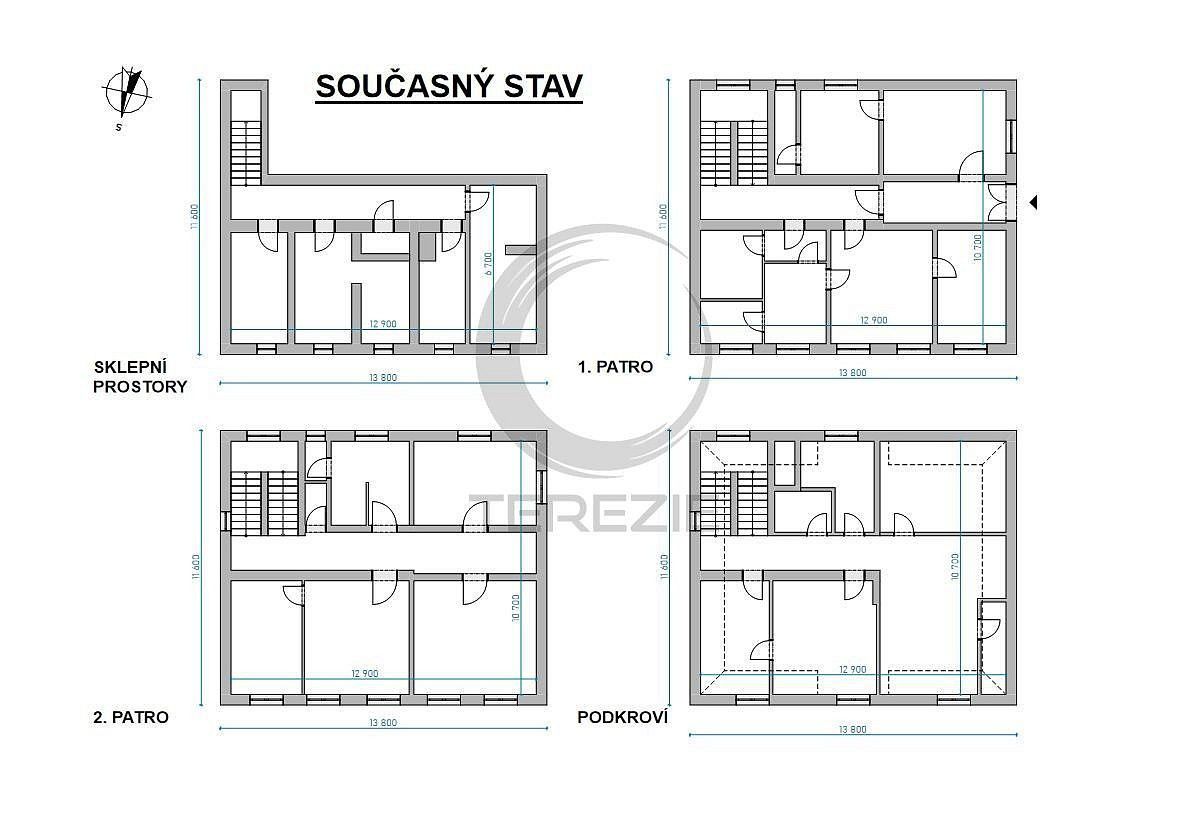 Rodinné domy, Ústí nad Labem - Vaňov, Ústecký kraj, 382 m² - 2