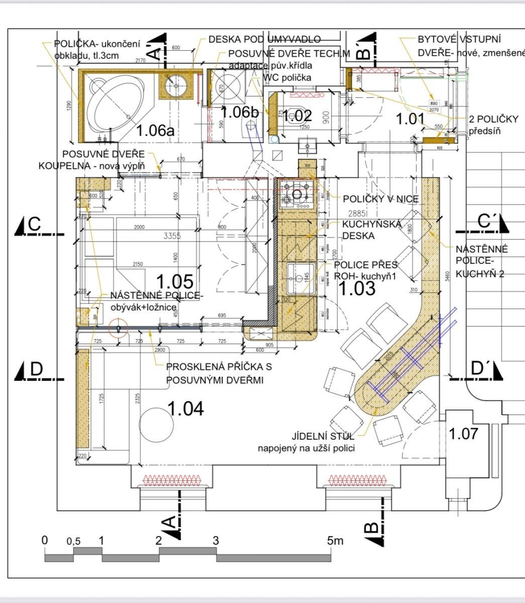 Byt 2+kk · 45 m² · Rejskova, Praha - Vinohrady - 4