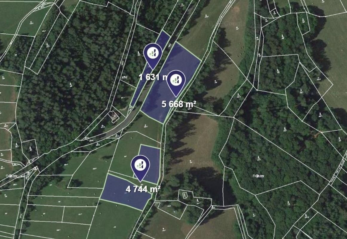 Louka, 4 014 m²