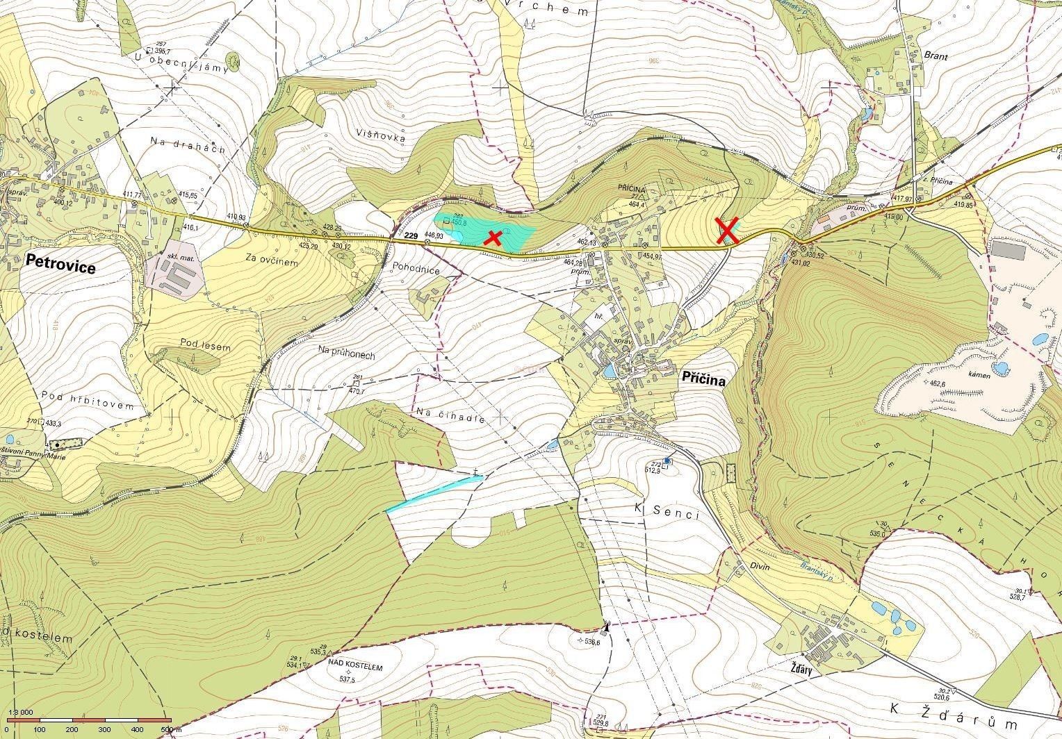 Prodej louka - Petrovice, 20 542 m² - 5