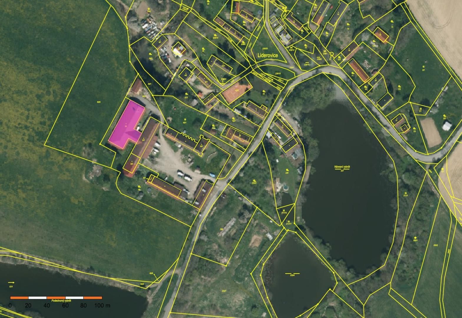 Výrobní prostory, Liderovice, Chotoviny, 913 m²