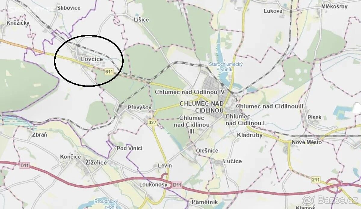 Prodej pozemek pro bydlení - Lovčice u Nového Bydžova, 503 61