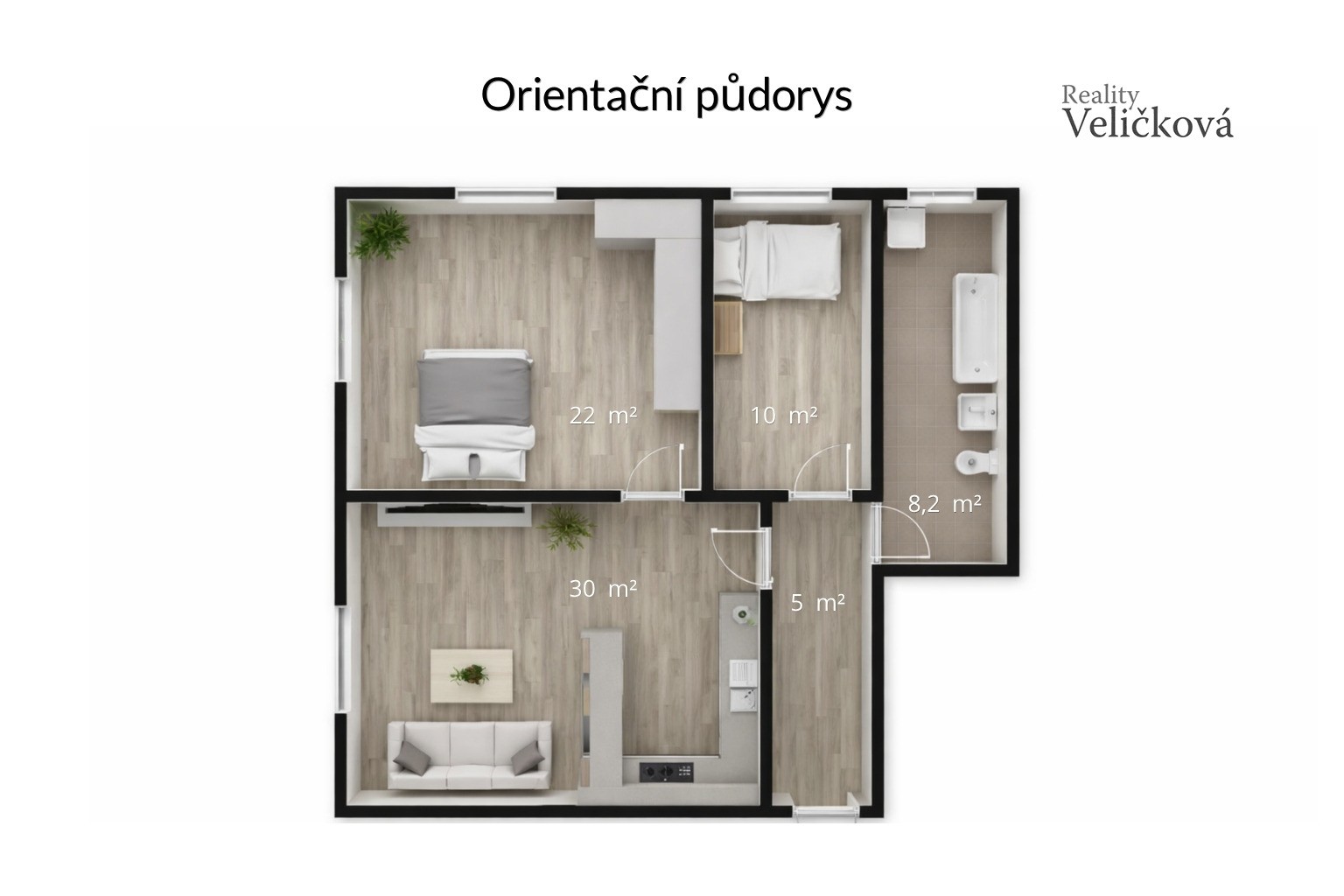 Prodej byt 3+kk - Slepá, Milovice, 75 m² - 5