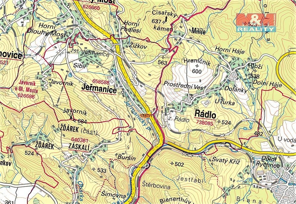 Prodej louka - Jeřmanice, okres Liberec, Liberecký kraj - 2