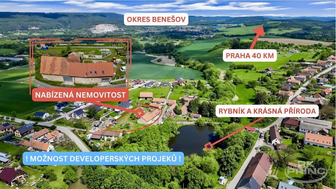 Rodinné domy, Břežany, Lešany, 480 m²