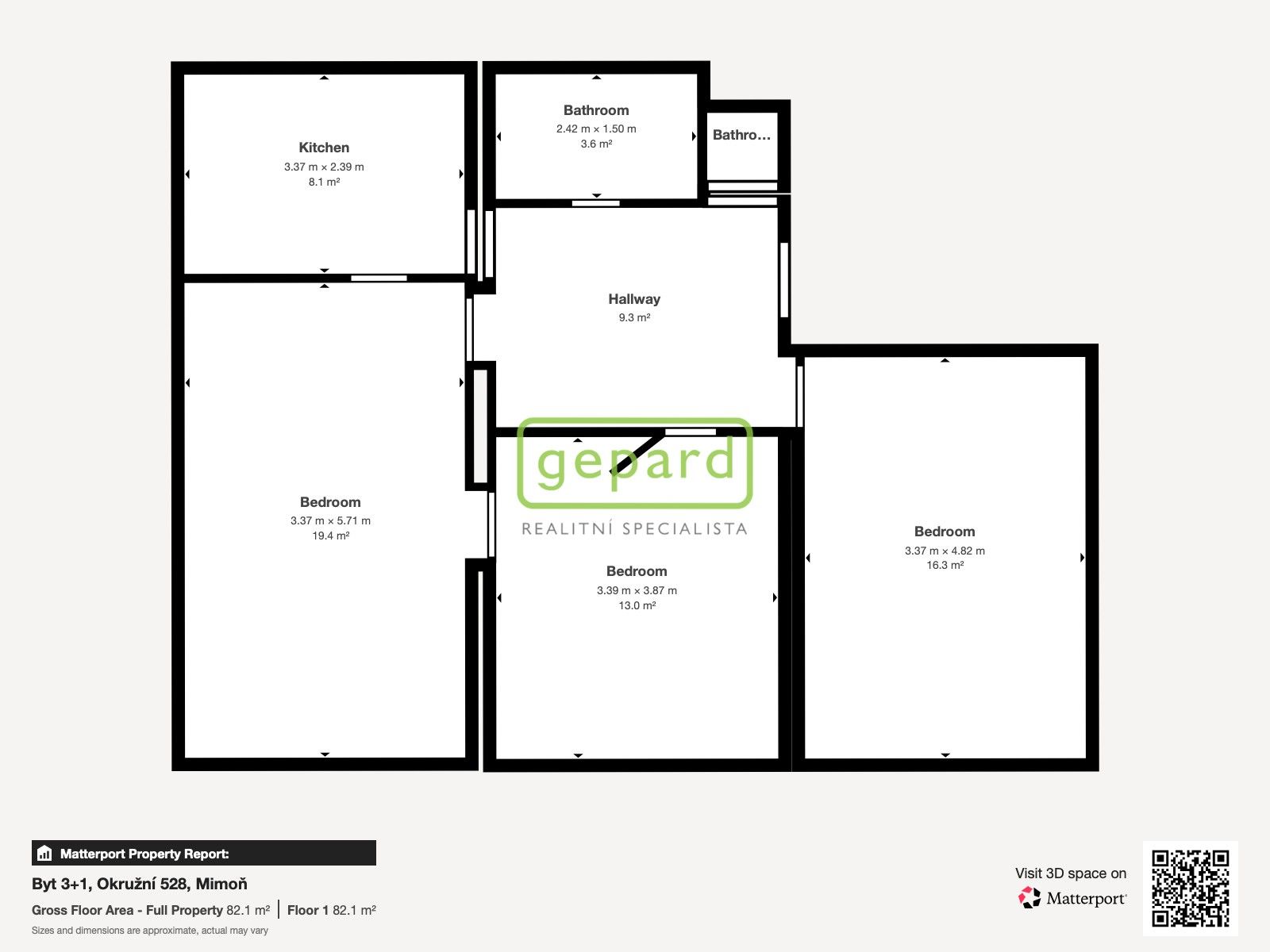 Prodej byt 3+1 - Okružní, Mimoň, 64 m²
