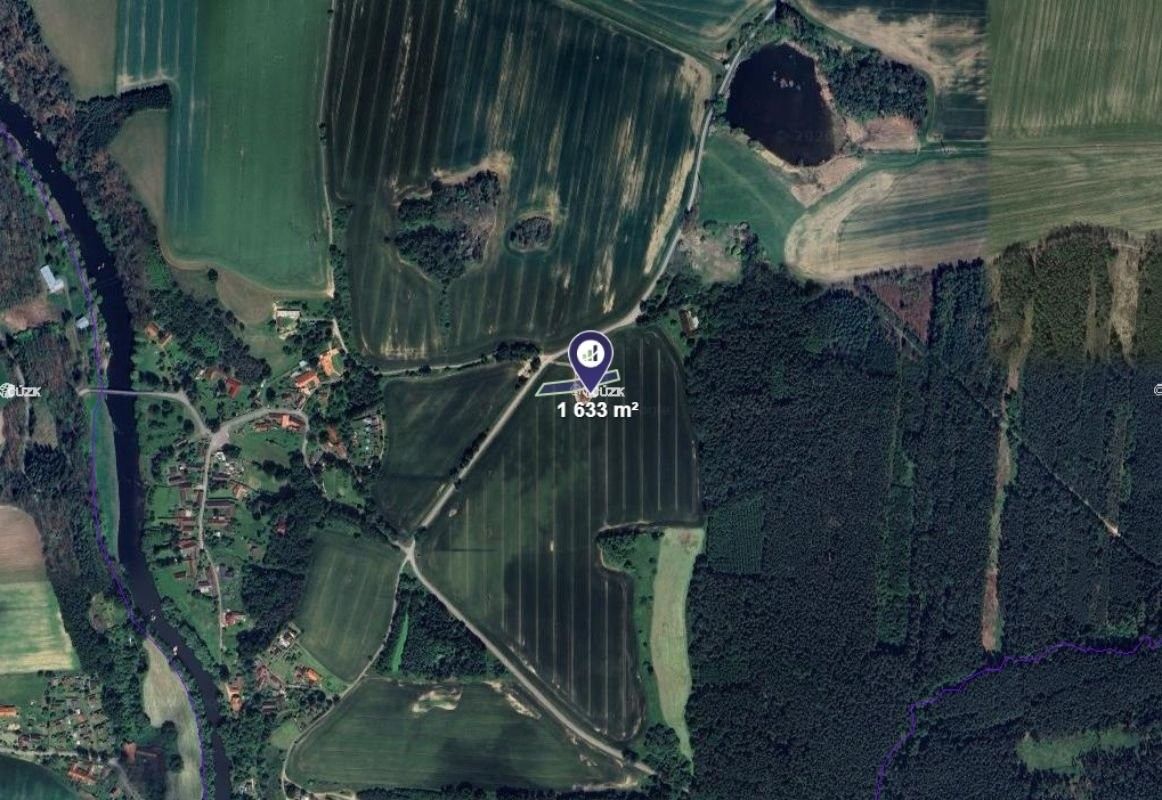 Zemědělské pozemky, Černýšovice, 1 633 m² - 2