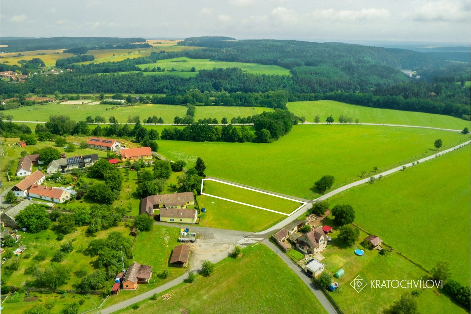 Pozemky pro bydlení, Albrechtice nad Vltavou - Újezd, okres Písek - 2