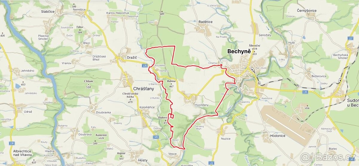 Prodej pozemek pro bydlení - Bechyně, 391 65