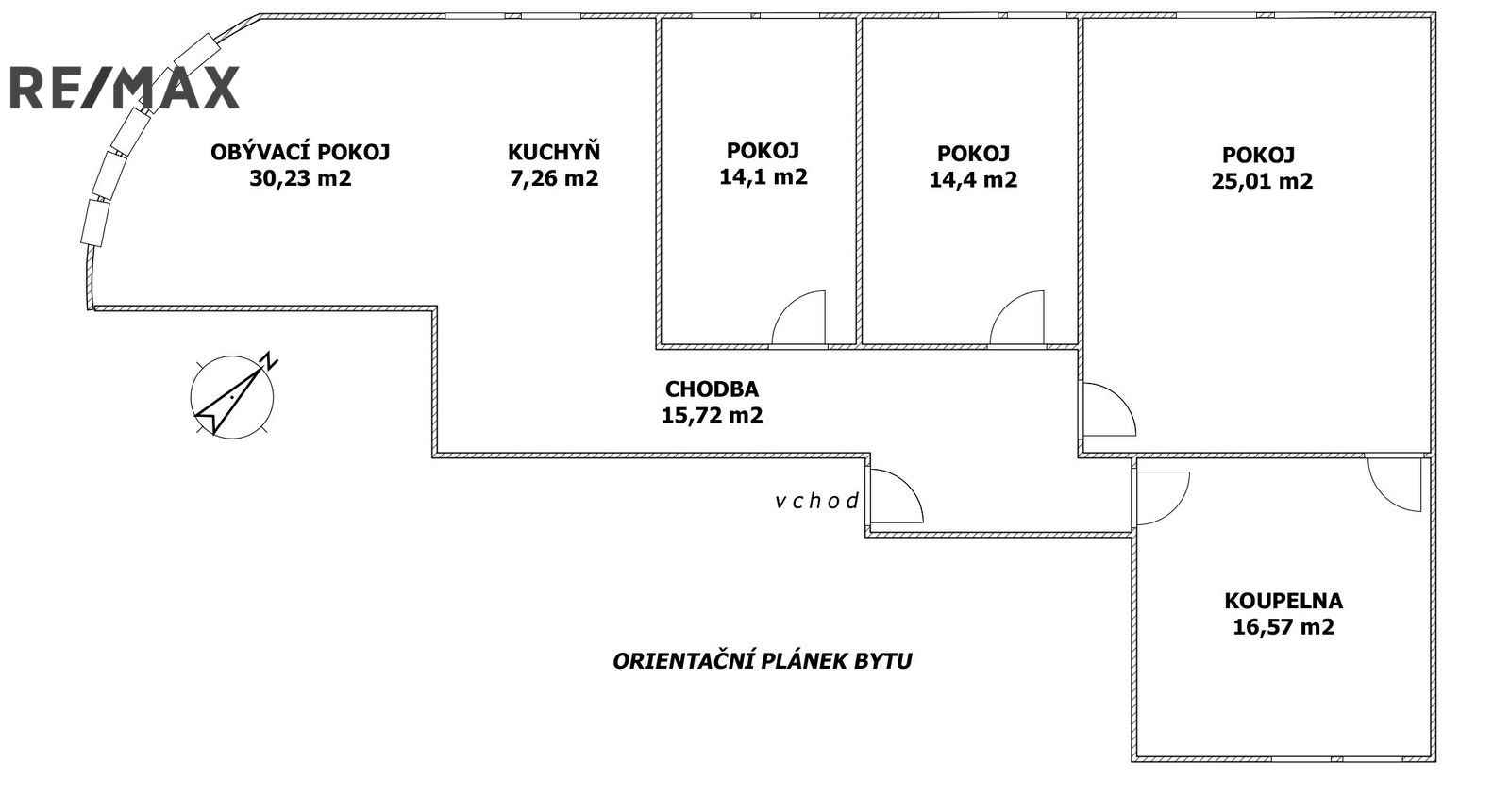 Prodej byt 4+kk - Poštovní náměstí, Kladno, 123 m²