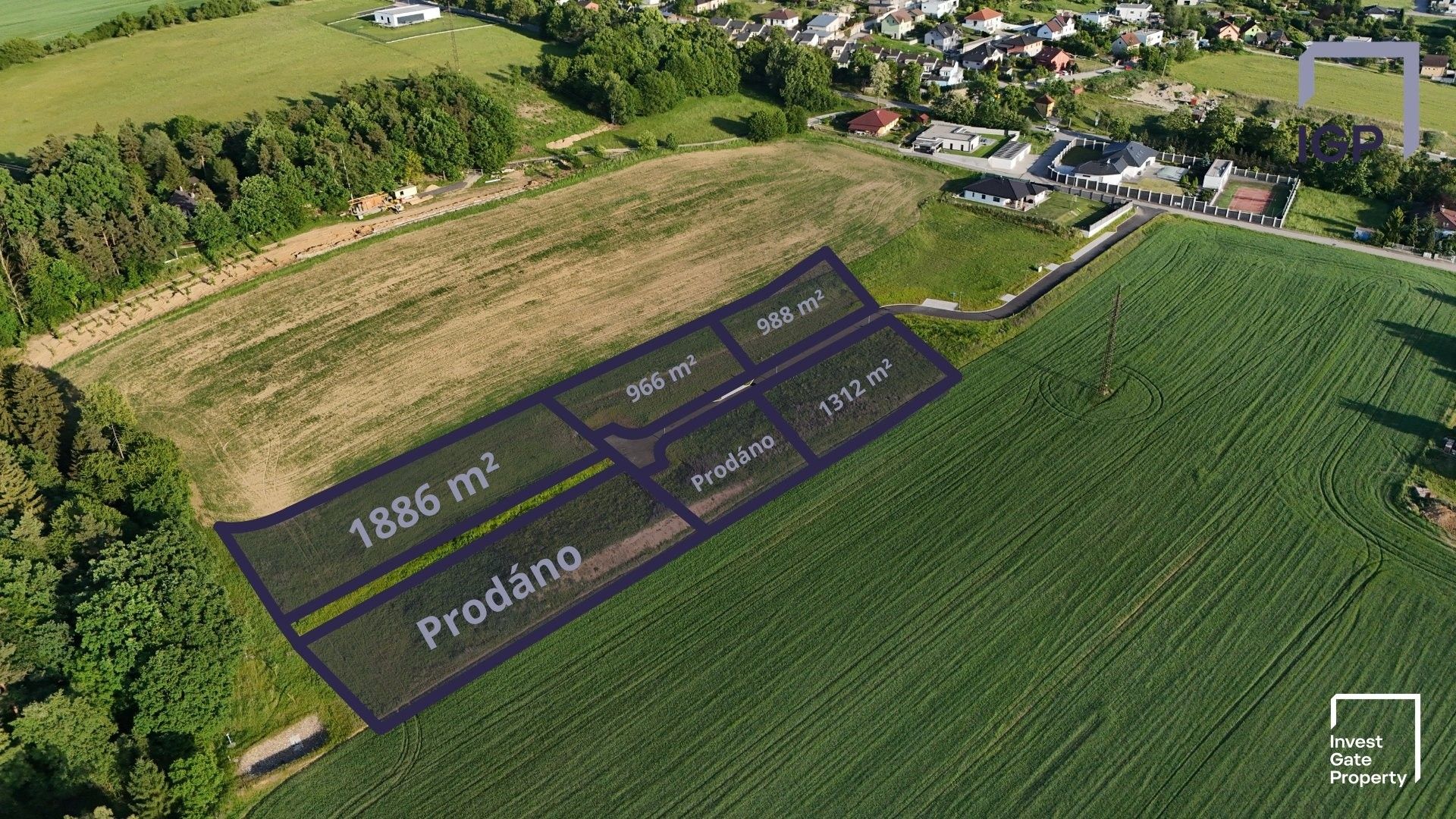 Pozemek pro bydlení, 1 886 m²