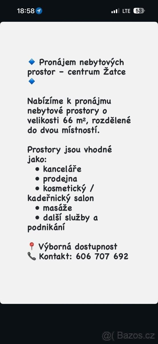 Obchodní prostory, Žatec, 438 01