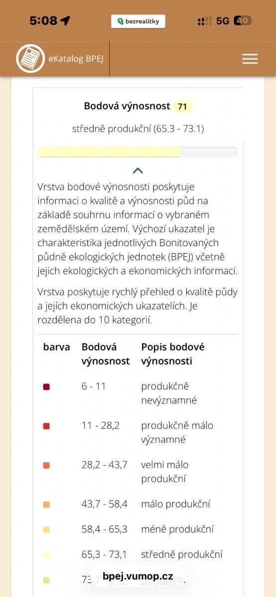 Prodej zemědělský pozemek - Slavkov u Brna