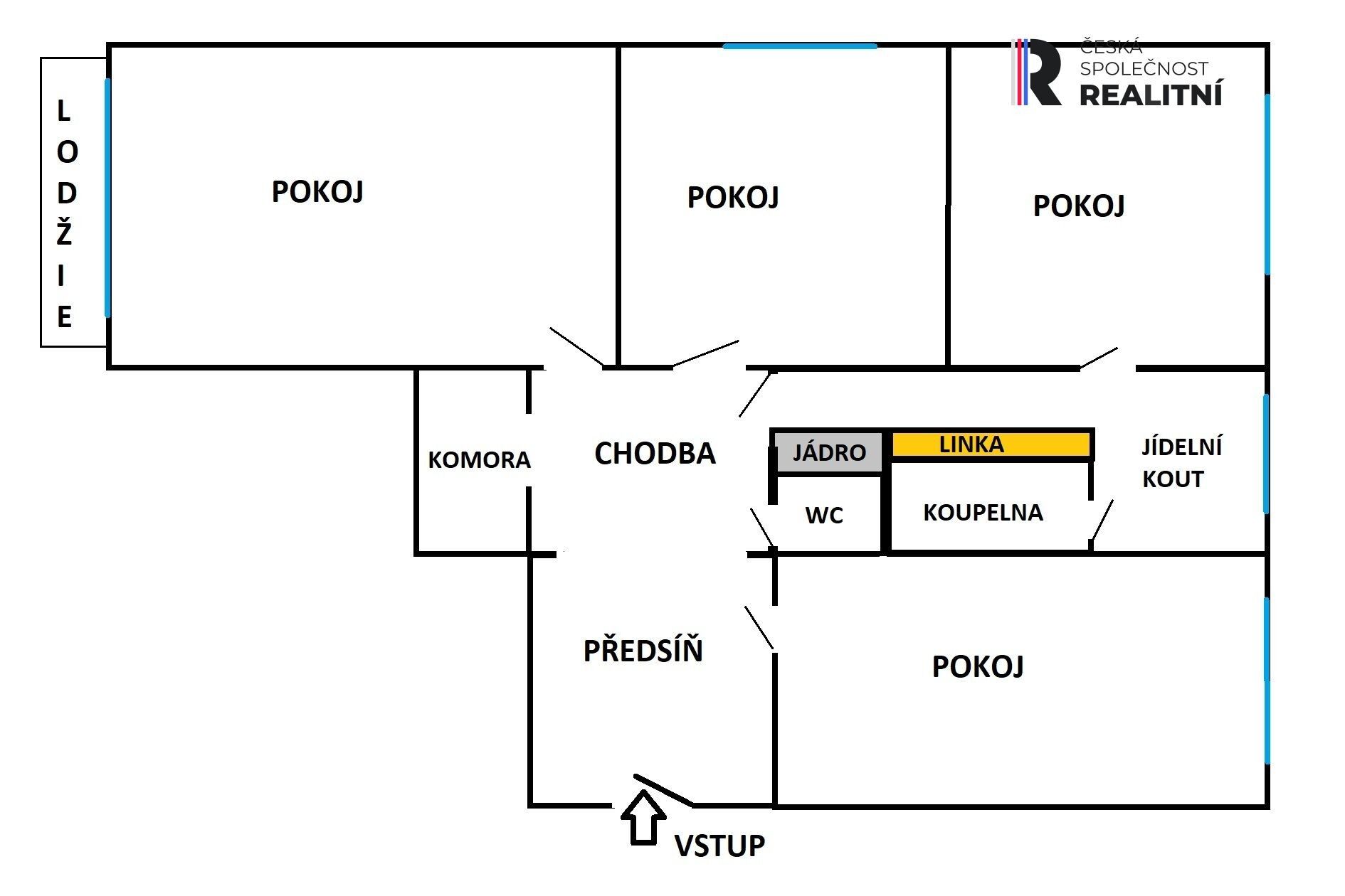 Byt 4+1 · 80 m² · Zahradní, Šumperk - 3