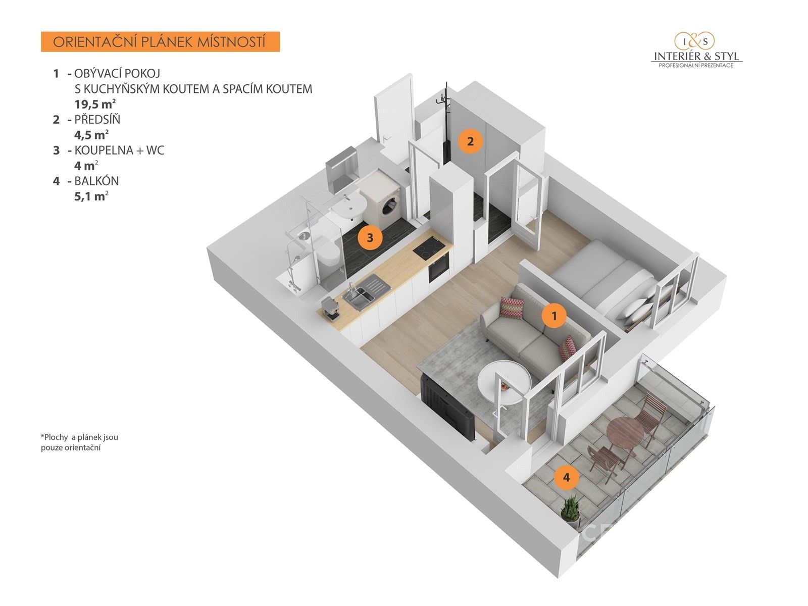 Byt 1+kk · 30 m² · Arnošta Staňka, Praha Hostivař - 3
