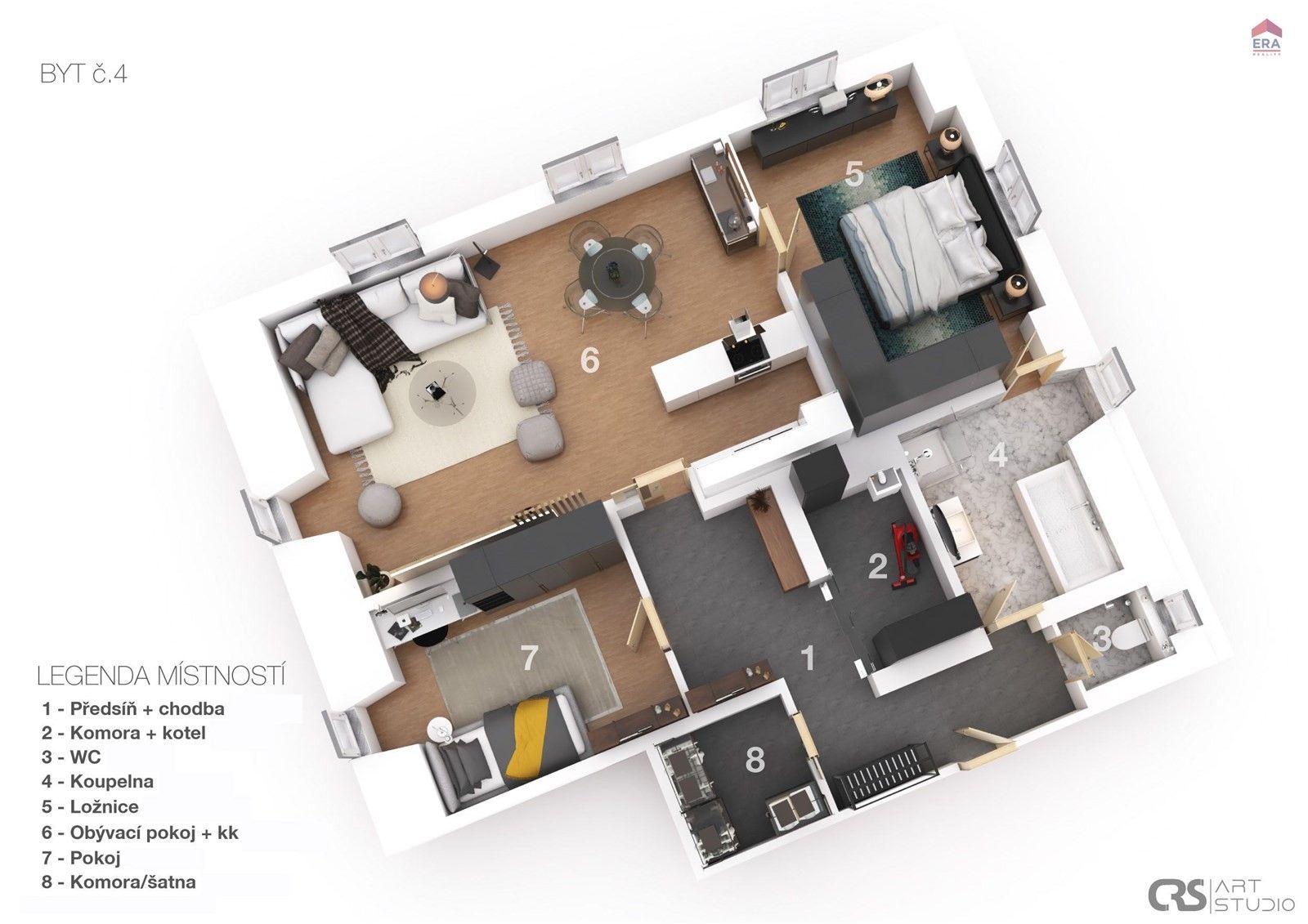 Prodej byt 3+kk - Na Ladech, Liberec, 110 m²